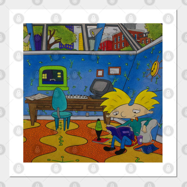 Hey Arnolds Room Nickelodeon Posters and Art Prints TeePublic